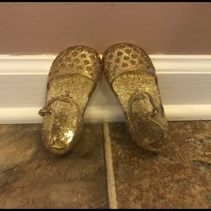 12-18M Girls Gold Rush Jelly Shoes
