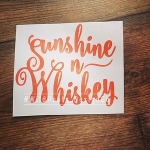 Sunshine n whiskey decal