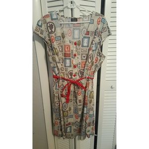 Modcloth Retrolicious Cameo Dress