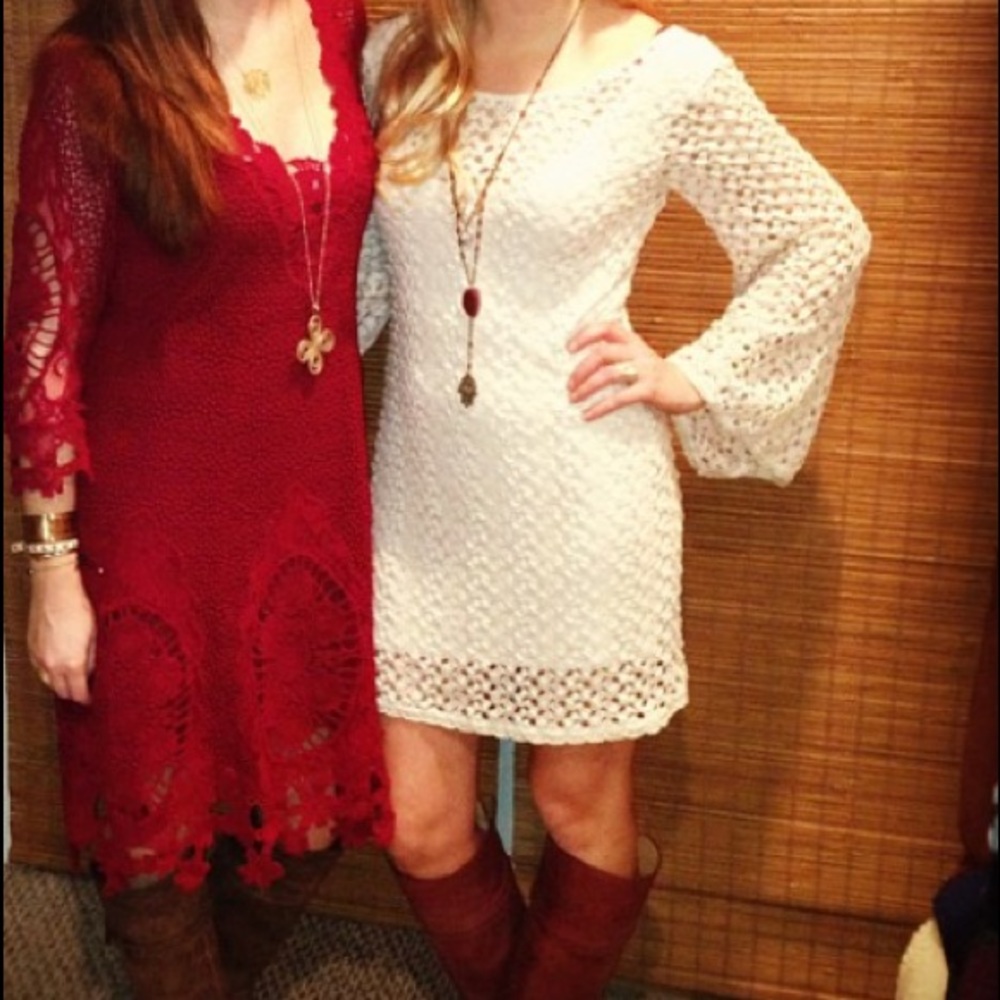 Free people crochet dress