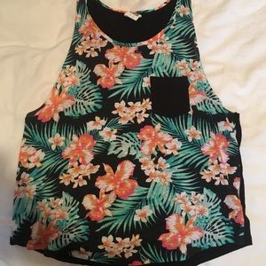 floral tank top
