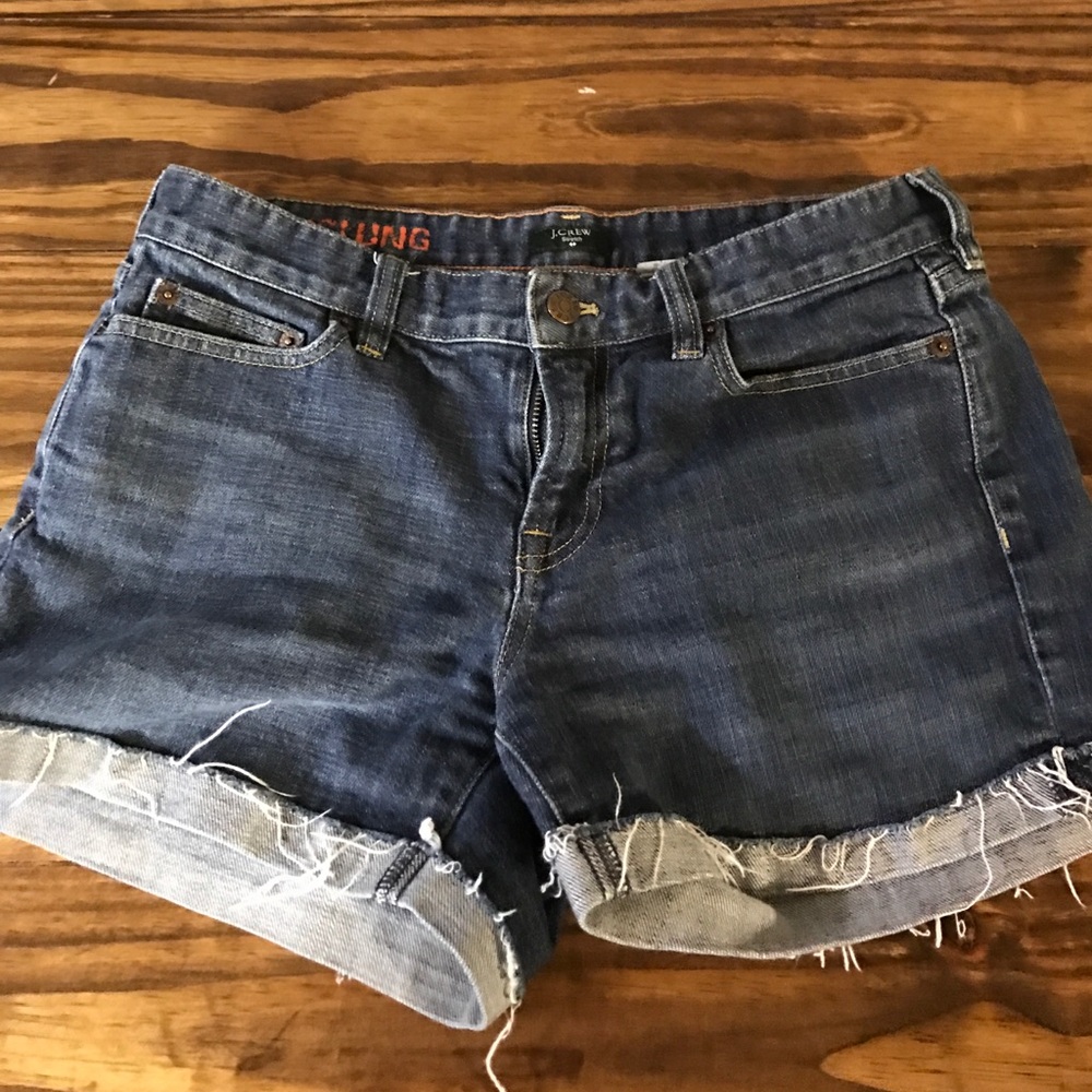 J. Crew Cut off Jean shorts