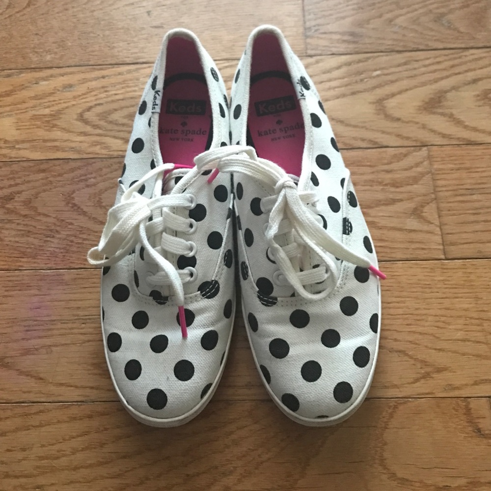 Kate spade polka dot keds size 6