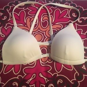 ASOS white bikini top