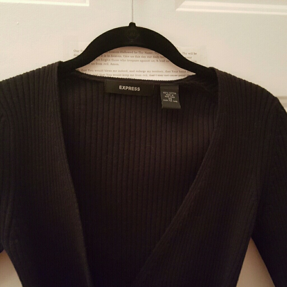 Express wrap sweater top - Picture 4 of 4