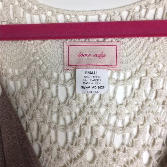 ✨Crochet Maxi TAN Love...Ady Damask - Picture 7 of 8