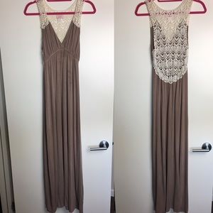 ✨Crochet Maxi TAN Love...Ady Damask
