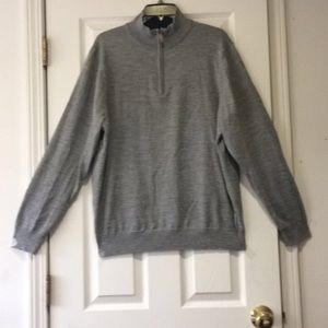 Grey Vineyard Vines Quarterzip Sweater