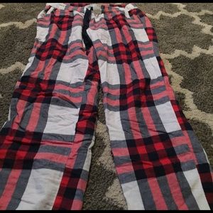 Plaid pajama pants