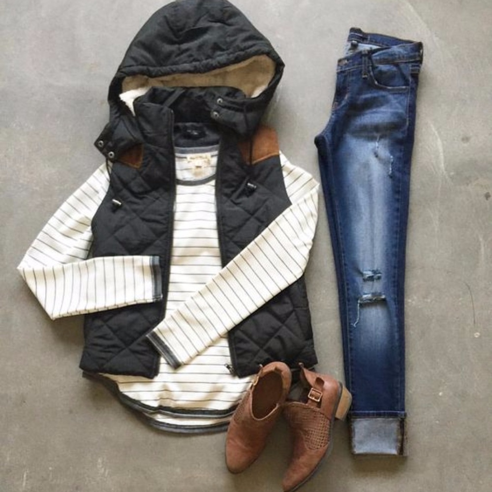 H&M Hooded Vest