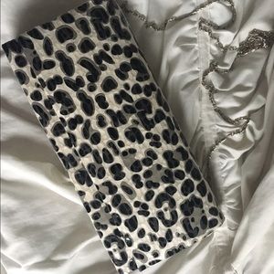 Dalmatian Print Clutch