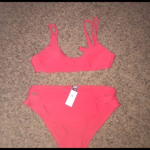 Coral bikini aerie