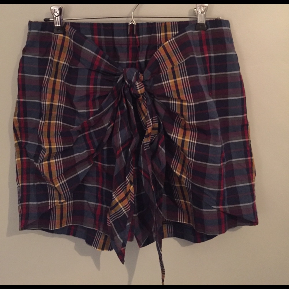 Madewell plaid shorts