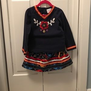 Two piece toddler girl outfit