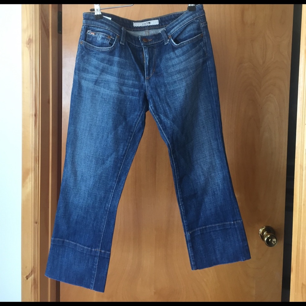 Joe's Jeans distressed denim crops