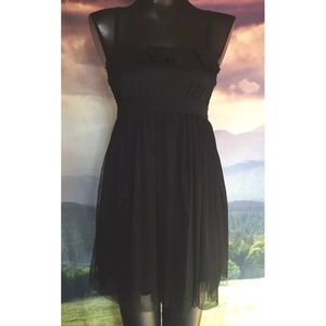 Xhilaration black tulle dress
