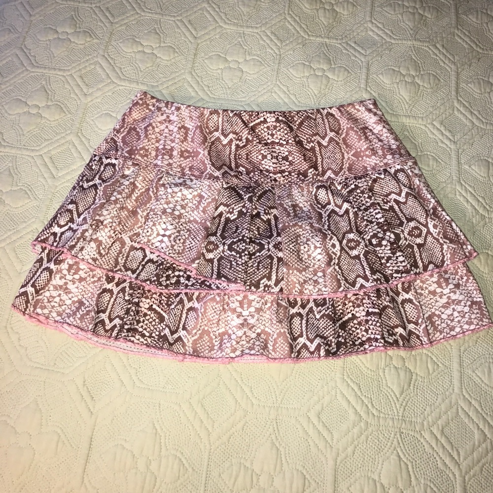Tennis snake print skort 🐍