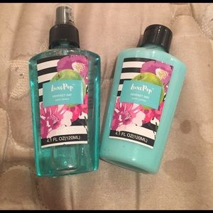 BATH'NBODY WORKS SCENTED LOTION AND BODY SPRAY DUO