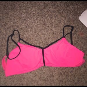 Black and pink bikini top from PINK