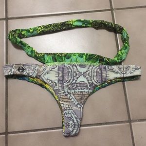 Maaji Reversible Cheeky/Thong Bikini Bottom