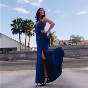 Cobalt Blue Prom Dress