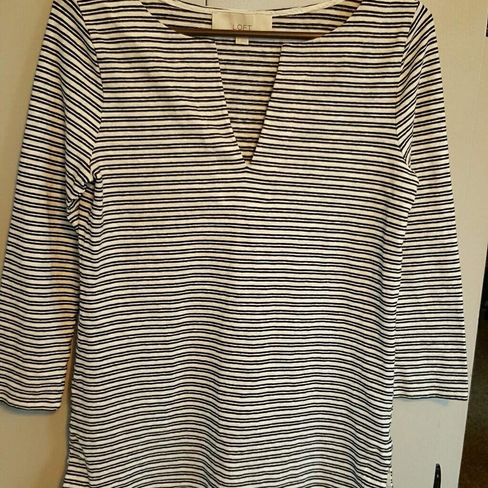 Loft Ann Taylor 3/4 sleeve tunic