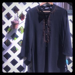 New York & Company sheer tunic