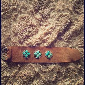 Unique cuff leather bracelet