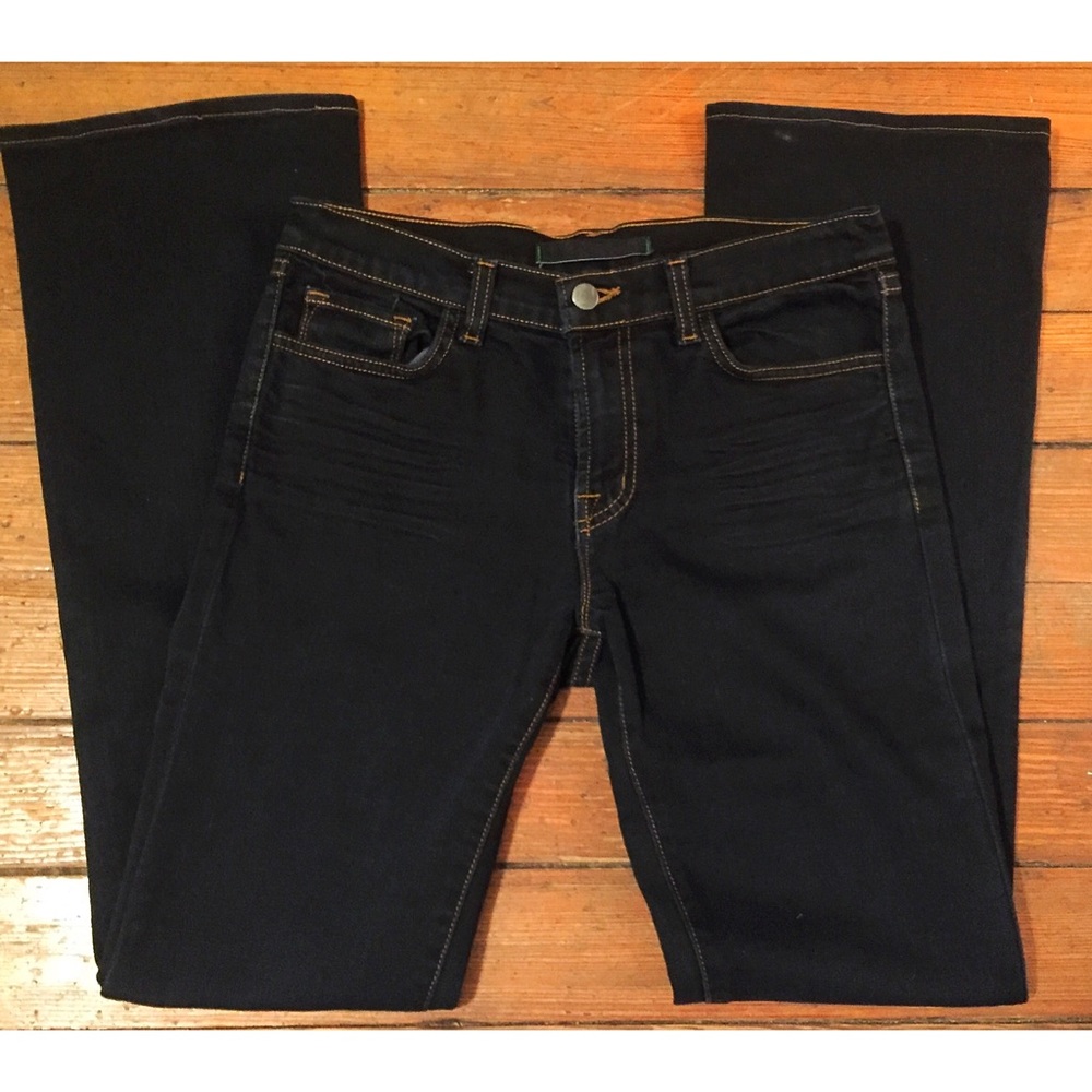 J Brand Black/ Blue Jean Bootcut