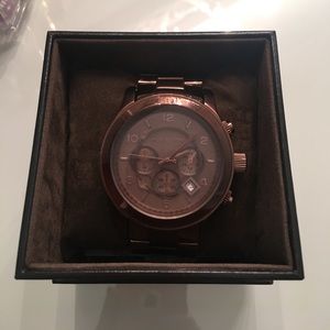 Chocolate runway Michael Kors watch