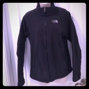 North Face Black Fleece Zip Up