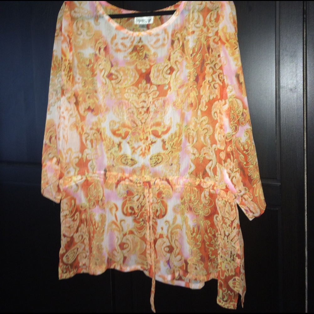 Coldwater Creek Chiffon Top