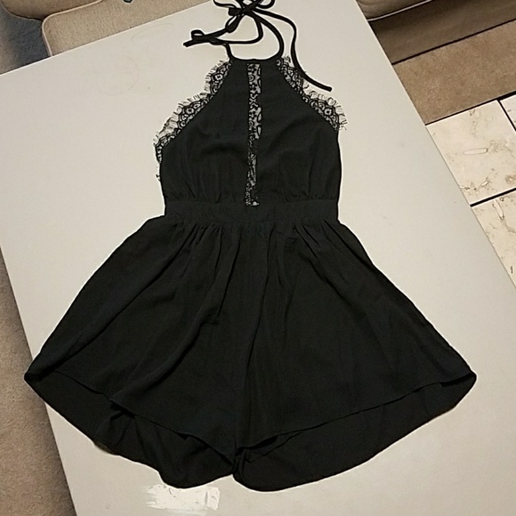 NWOT lioness / LF brand black romper xs - Picture 1 of 4
