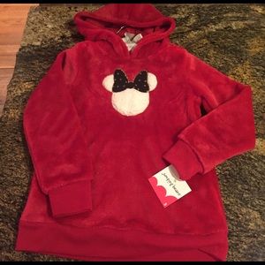 Jumping beans red minnie mouse hooded sweater