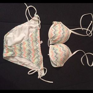 Multi color bathing suit