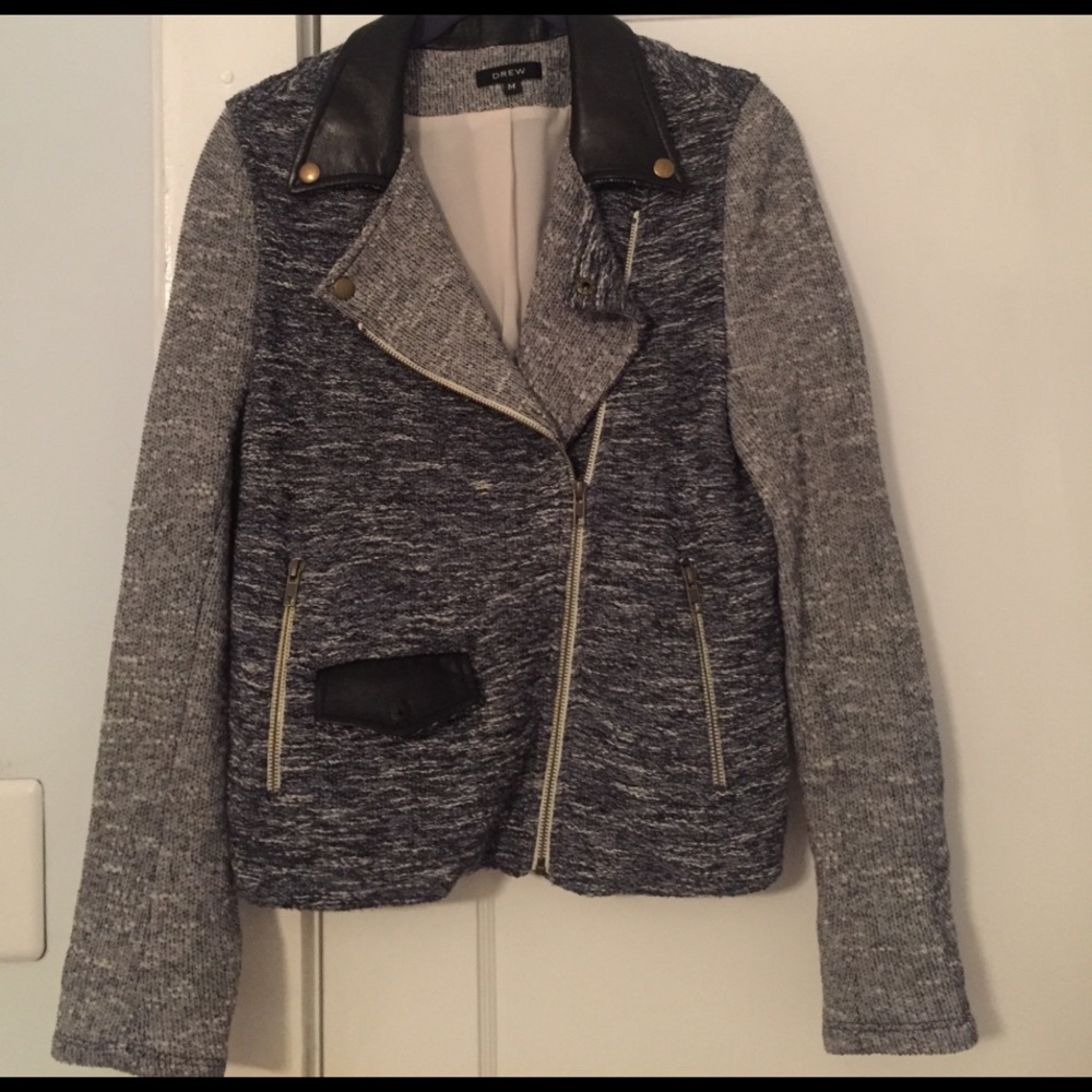 Drew knit Moto jacket