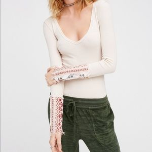 Free people long sleeve shirt