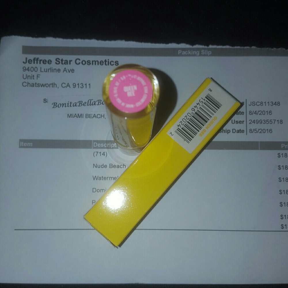 JEFFREE STAR COSMETICS QUEEN BEE LIPSTICK NEW - Picture 2 of 2