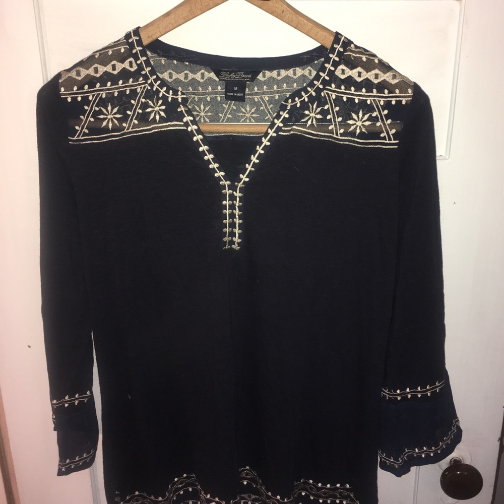 Lucky Brand Navy Top