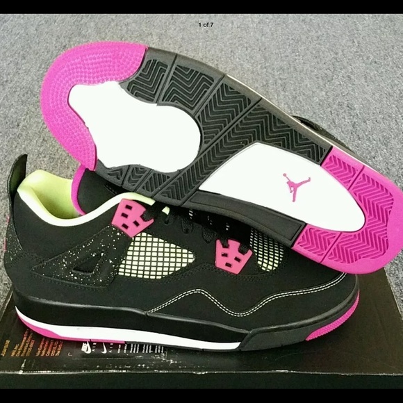 *SOLD* Air Jordan Retro IV 30th FuchsiaBlack - Picture 1 of 7