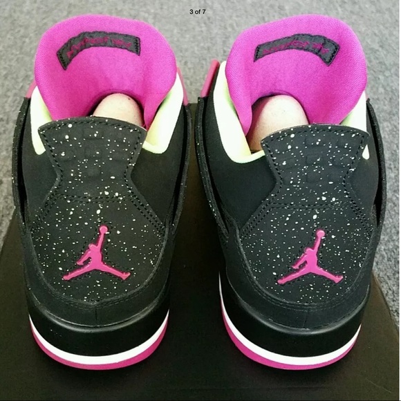 *SOLD* Air Jordan Retro IV 30th FuchsiaBlack - Picture 4 of 7
