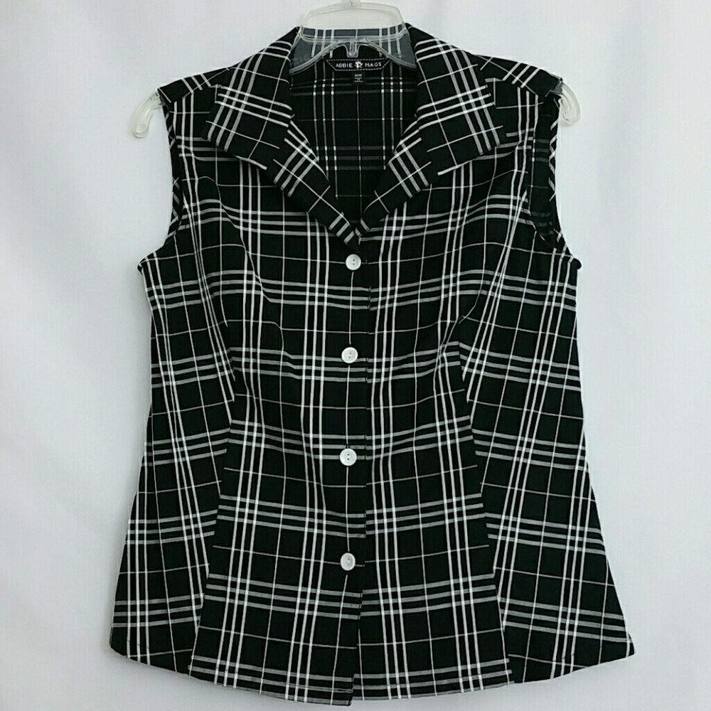 Abbie Mags Sleeveless Top Size Medium