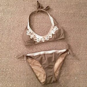 Victoria's Secret Taupe Bikini Set