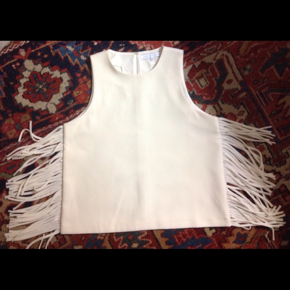 English Factory side fringe top - size M NWOT ⭐️