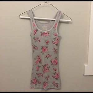 Floral summer tank top