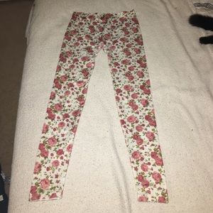 Floral leggings