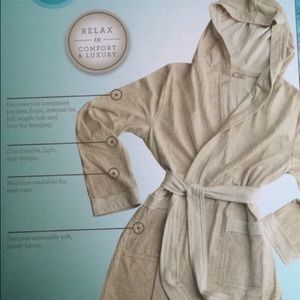 Hooded Jersey Robe