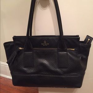 Kate Spade Black Leather Tote