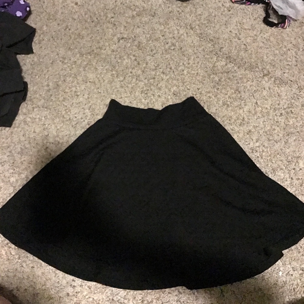Black high waisted skirt