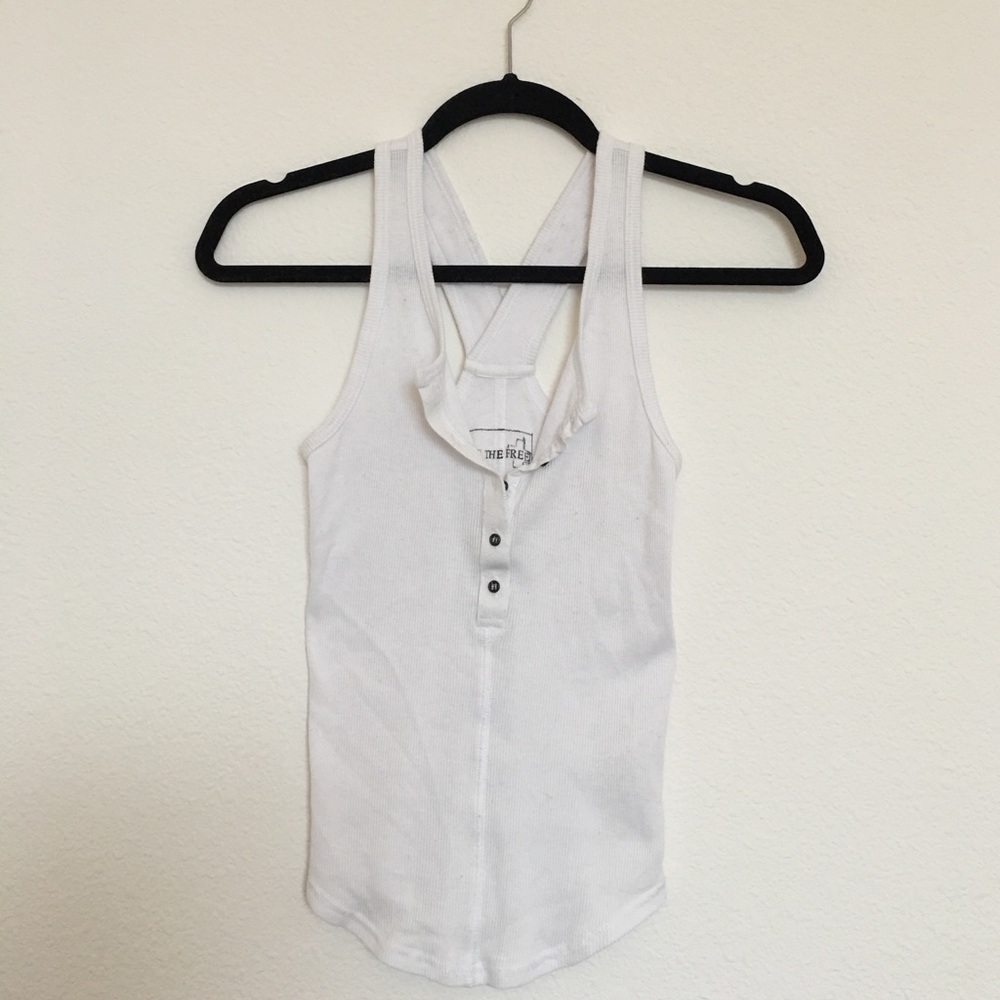 Free People We The Free Isabelle Tank in white 💟 - Picture 2 of 4